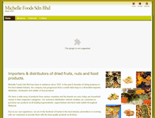 Tablet Screenshot of michellefoods.com